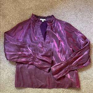 Beautiful purple party top, size medium